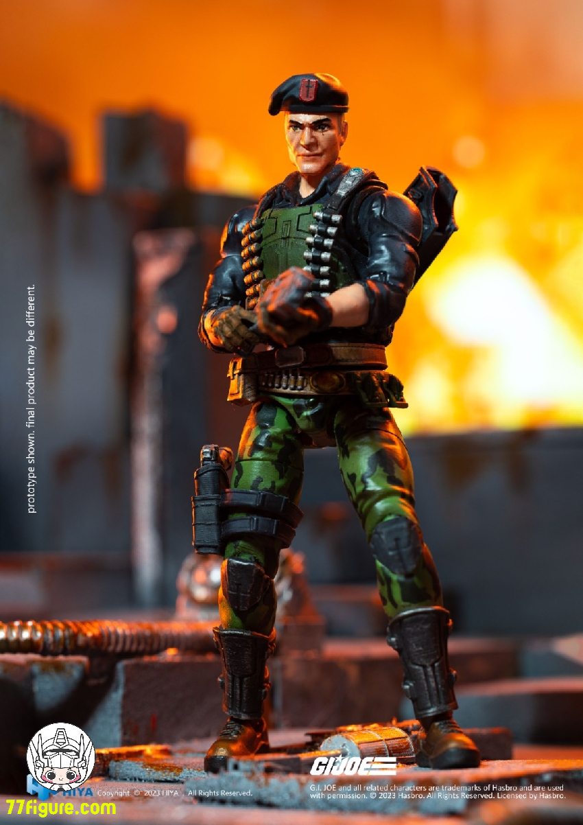 【先行販売】Hiya Toys 1/18「G.I.Joe 特殊部隊」火石 塗装済み可動フィギュア