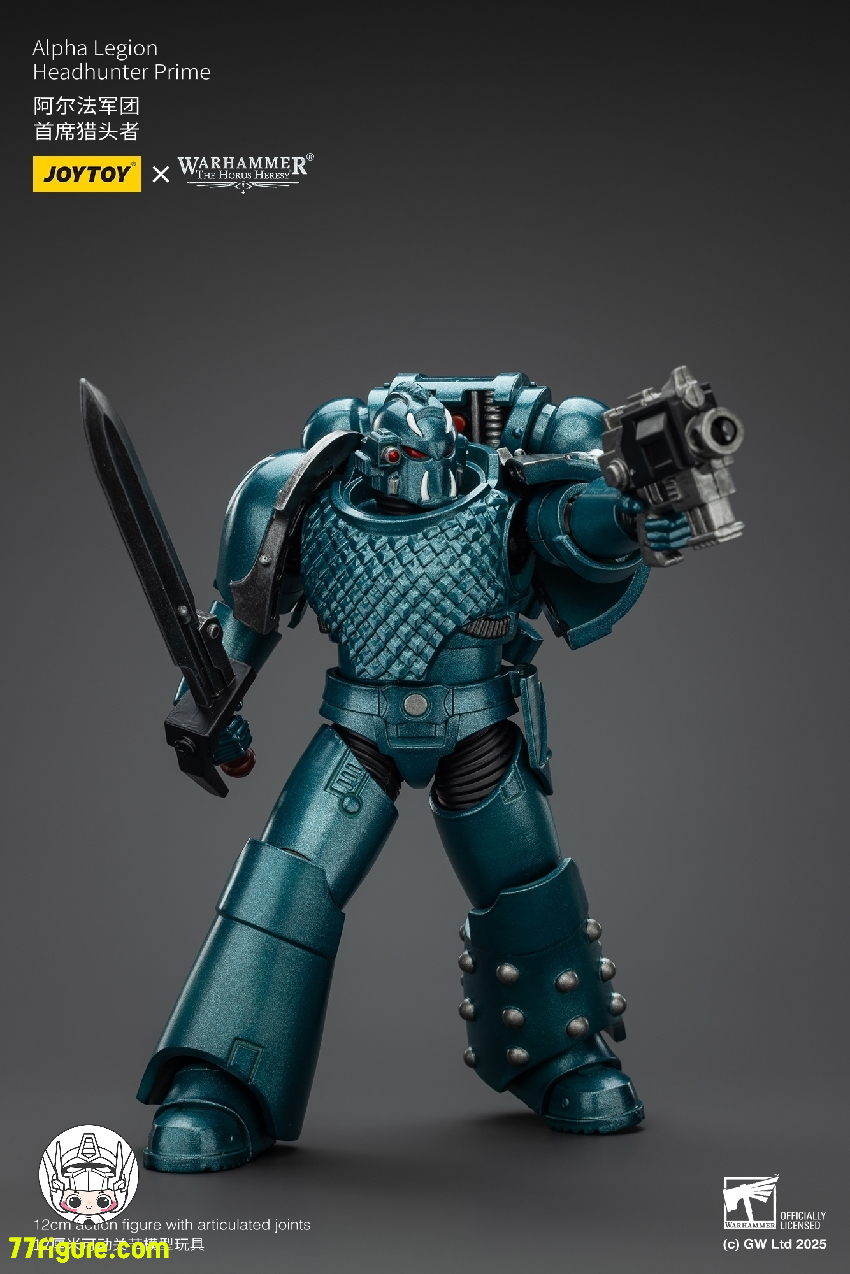 【予約商品】ジョイトイ JoyToy Source 1/18 『ウォーハンマー ホルスの異端』アルファ・レギオン ヘッドハンター プライム 塗装済み可動フィギュア