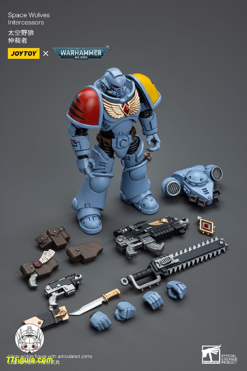 【品切れ】ジョイトイ JoyToy Source 1/18 『ウォーハンマー40K』スペースウルフズ インターセッサーズ 塗装済み可動フィギュア