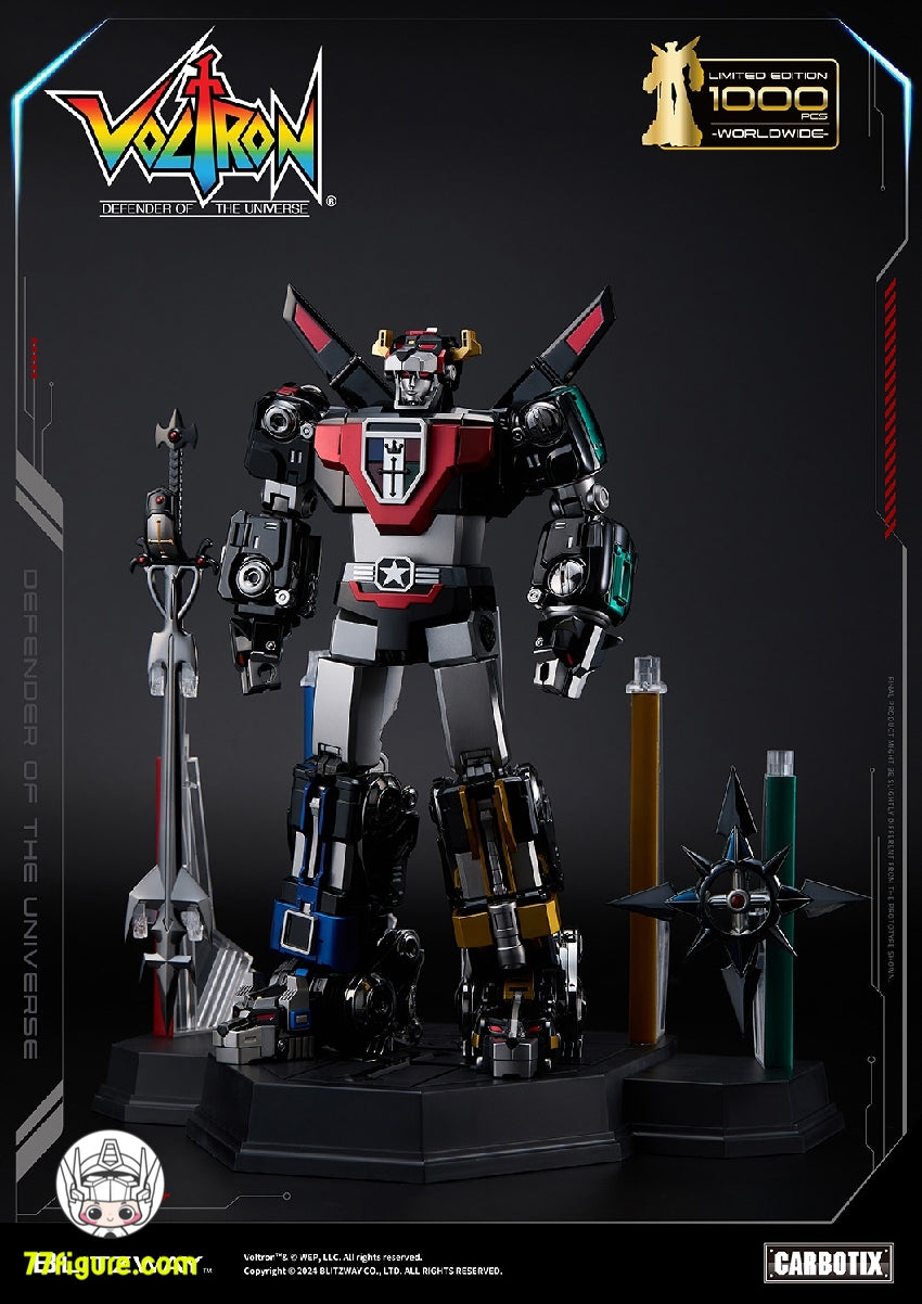 【品切れ】Blitzway BW-CA-11101 「Carbotix」シリーズ 黒ボルトロン 塗装済み可動フィギュア