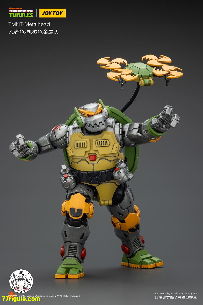 【予約商品】ジョイトイ JoyToy 1/18 ティーンエイジ ミュータント ニンジャ タートルズ 『TMNT 』メタルヘッド 塗装済み可動フィギュア