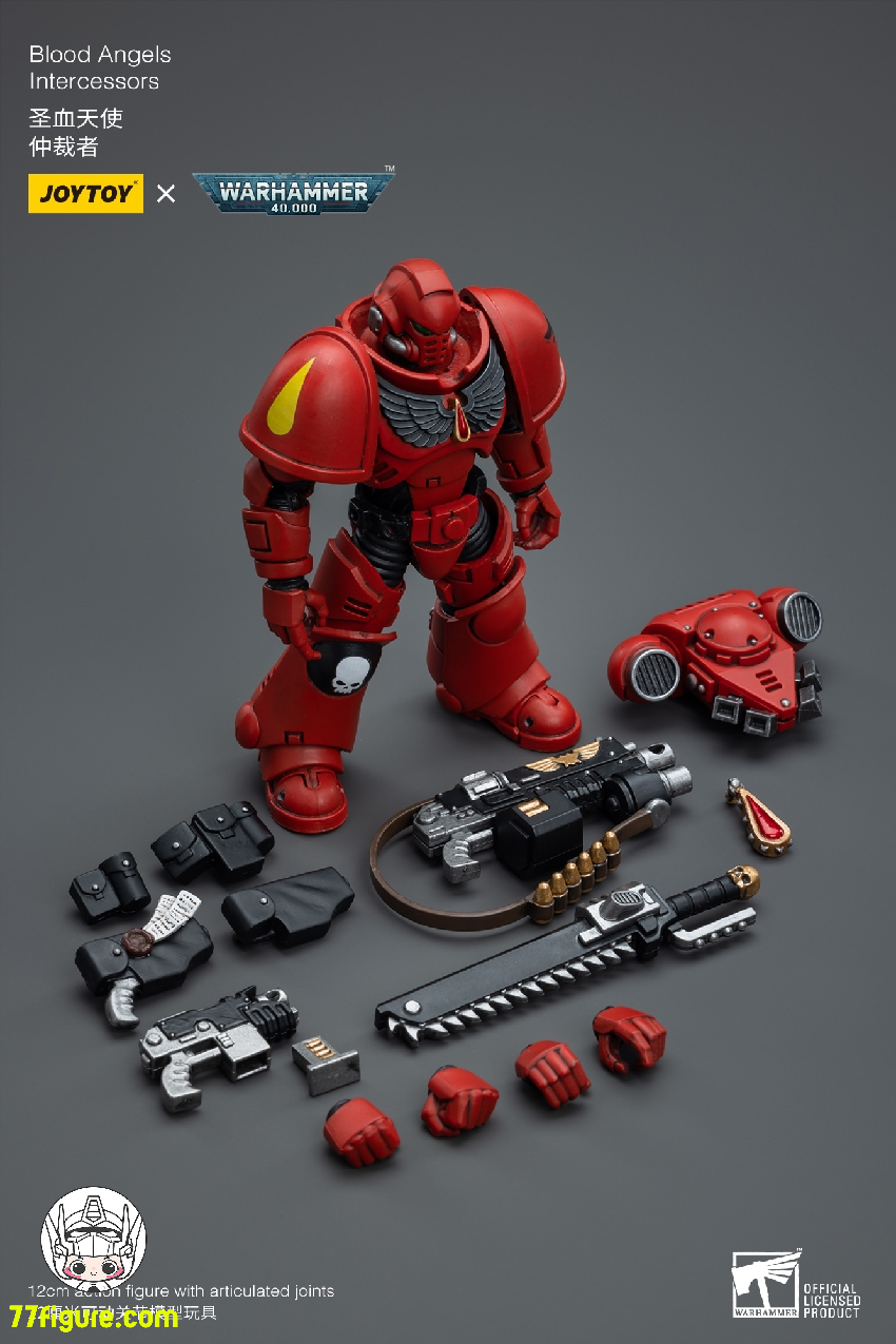 ジョイトイ JoyToy Source 1/18 『ウォーハンマー40K』ブラッドエンジェル インターセッサーズ 塗装済み可動フィギュア