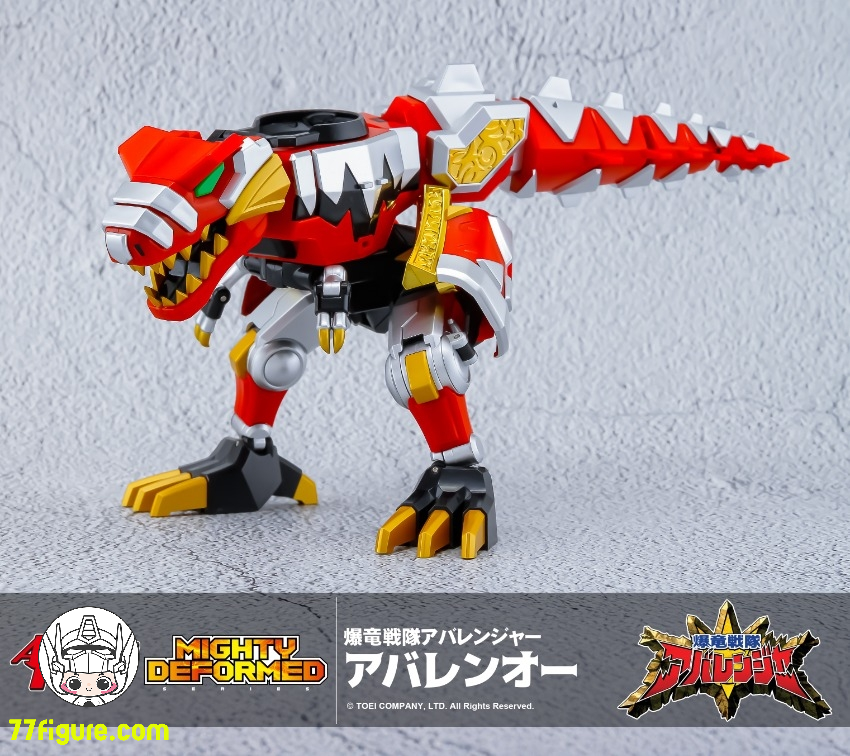 【予約商品】Action Toys MIGHTY DEFORMED 恐竜戦隊ジュウレンジャー アバレンオー 塗装済み可動フィギュア