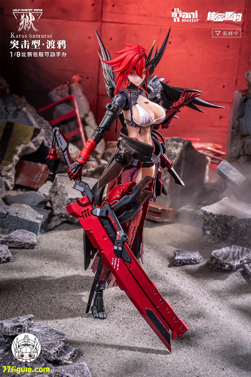 【先行販売】Animester 1/9 ウルフ マスティフ フォース カラス サムライ