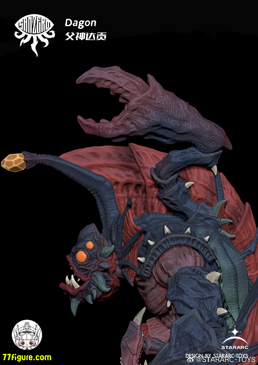 【先行販売】Stararc Toys 「サンゼロ(SAN ZERO)」ダゴン 塗装済み可動フィギュア