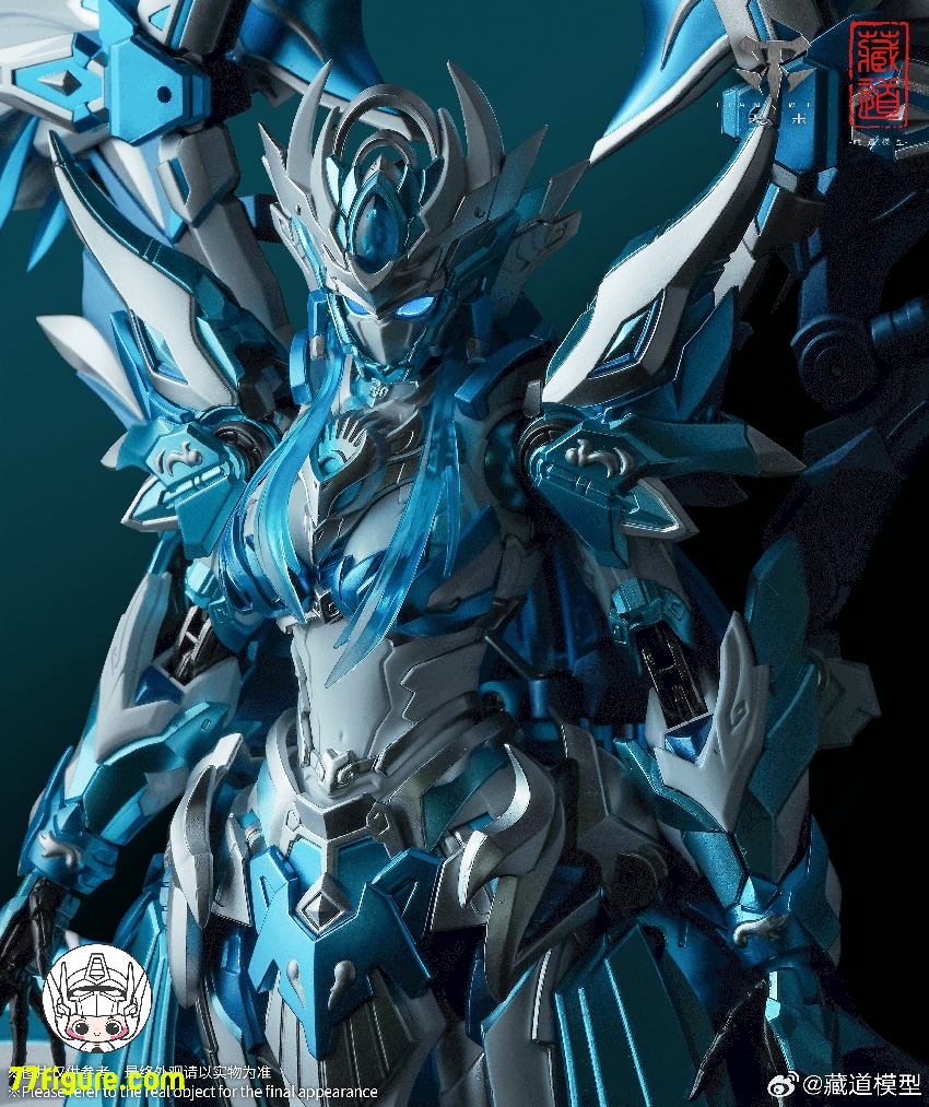 【品切れ】蔵道模型 CangDao Model 1/72 CD-03B 四聖獣 朱雀 アイスブルー版 塗装済み可動フィギュア