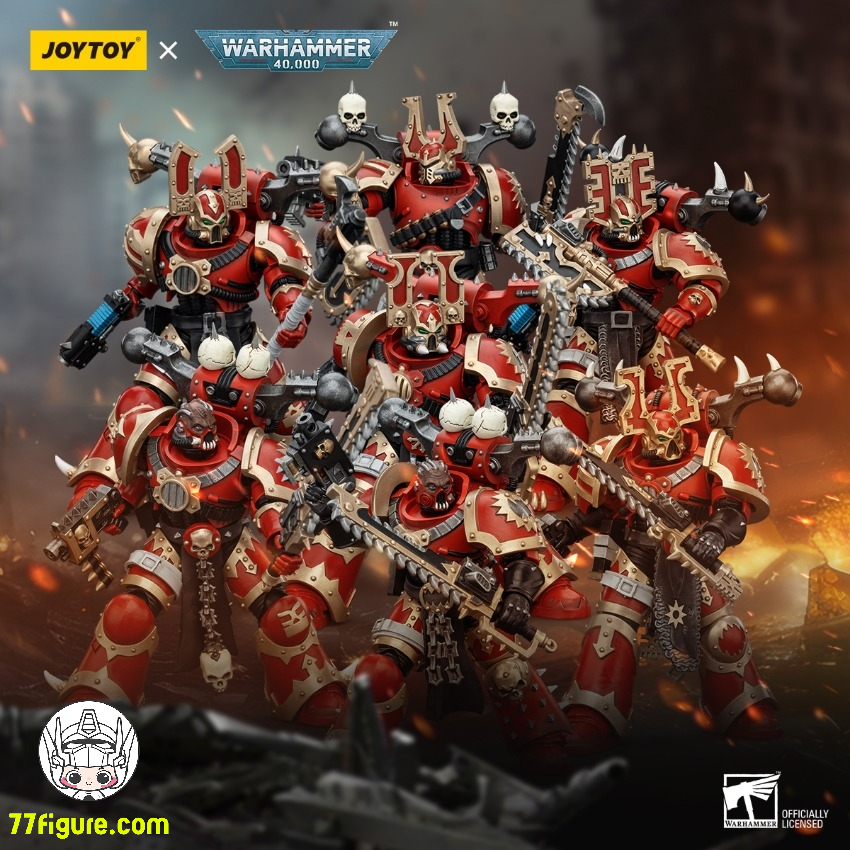 【品切れ】ジョイトイ JoyToy Source 1/18 『ウォーハンマー40K』ワールドイーターズ コーン・バーザーカー 2 塗装済み可動フィギュア