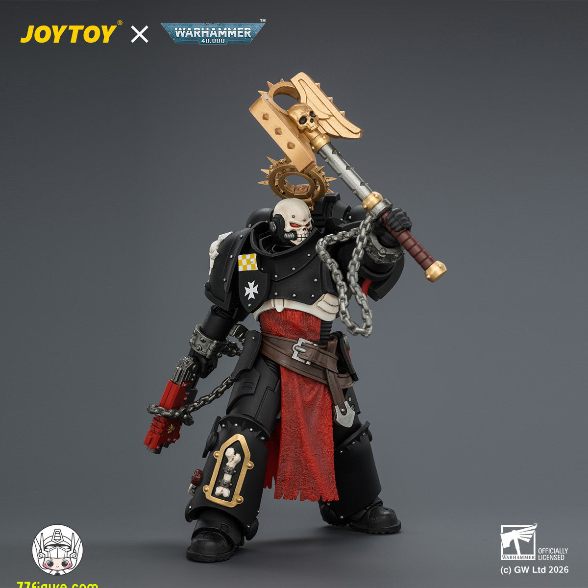 【予約商品】ジョイトイ JoyToy Source 1/18『ウォーハンマー40K』ブラックテンプラーズ エクセクレイター1&2 セット 塗装済み可動フィギュア