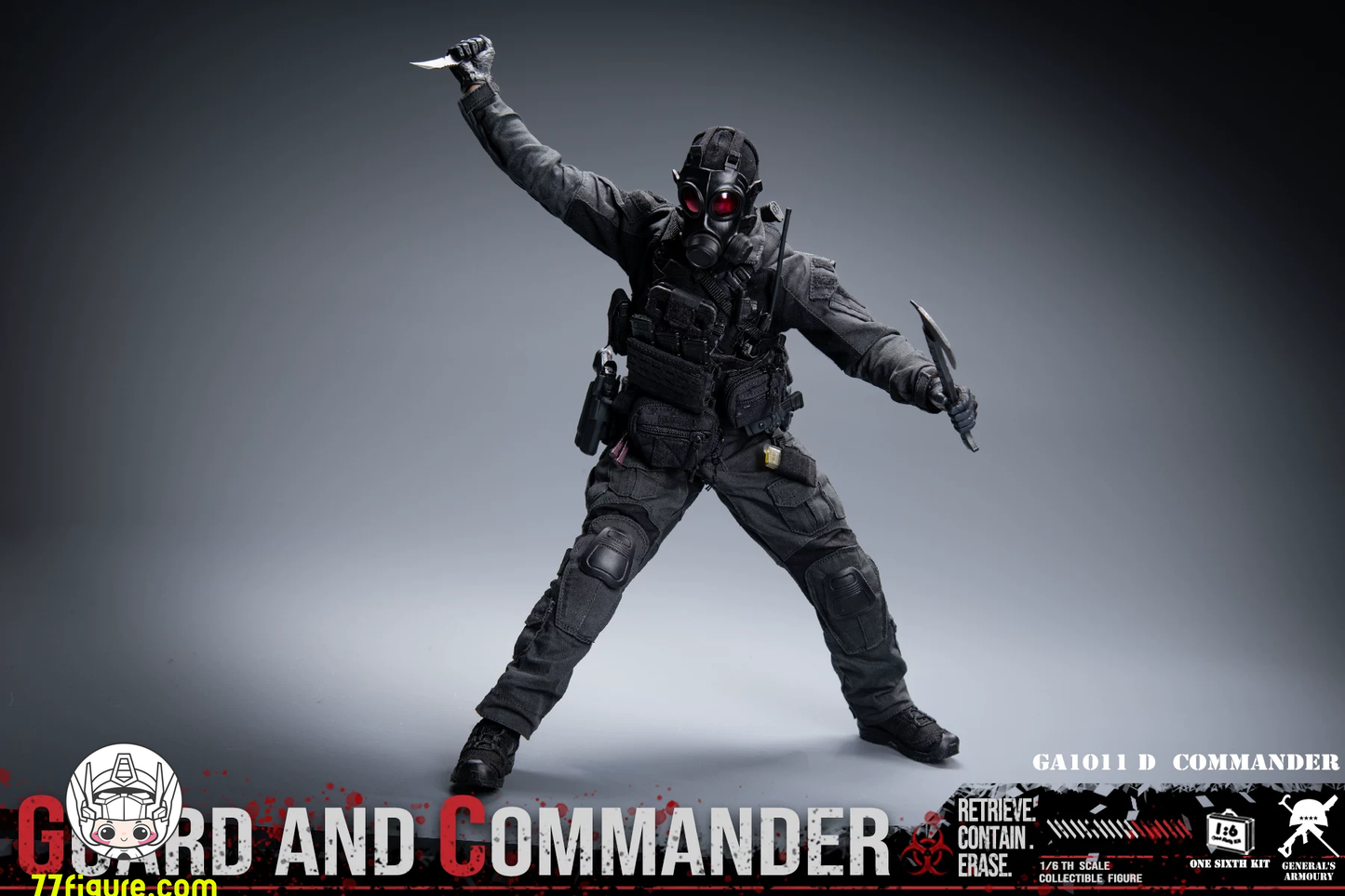 【予約商品】General's Armoury 1/6 『バイオハザード』USS HUNK 豪華版 塗装済み可動フィギュア