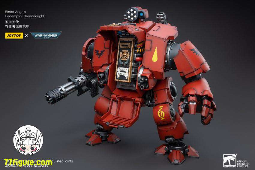 【品切れ】ジョイトイ JoyToy Source 1/18『ウォーハンマー40K』ブラッドエンジェル リデンプター・ドレッドノート 塗装済み可動フィギュア