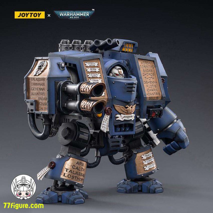 【品切れ】ジョイトイ JoyToy Source 1/18『ウォーハンマー40K』ウルトラマリーン Venerable Dreadnought Mecha 塗装済み可動フィギュア