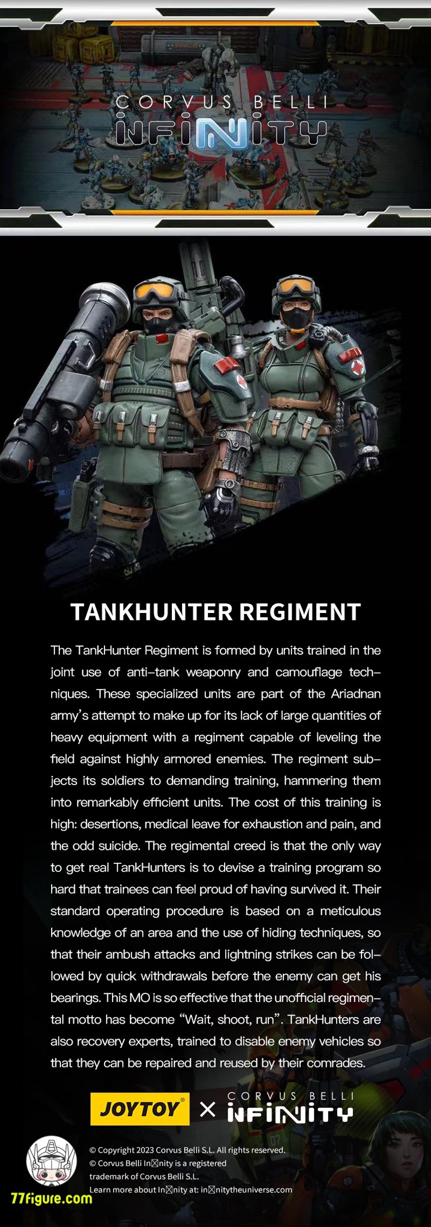 【品切れ】ジョイトイ JoyToy Source 1/18 『Infinity』 アリアドナ タンクハンター レジメント 2
