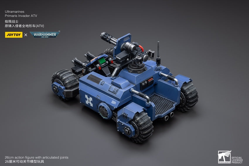 【品切れ】ジョイトイ JoyToy Source 暗源 1/18 ウォーハンマー40K Warhammer40K ウルトラマリン プライマル フォージ インベーダー 全地形万能車ATV 塗装済み可動フィギュア