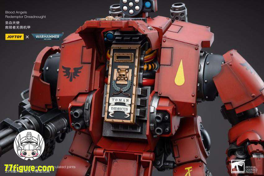 【品切れ】ジョイトイ JoyToy Source 1/18『ウォーハンマー40K』ブラッドエンジェル リデンプター・ドレッドノート 塗装済み可動フィギュア