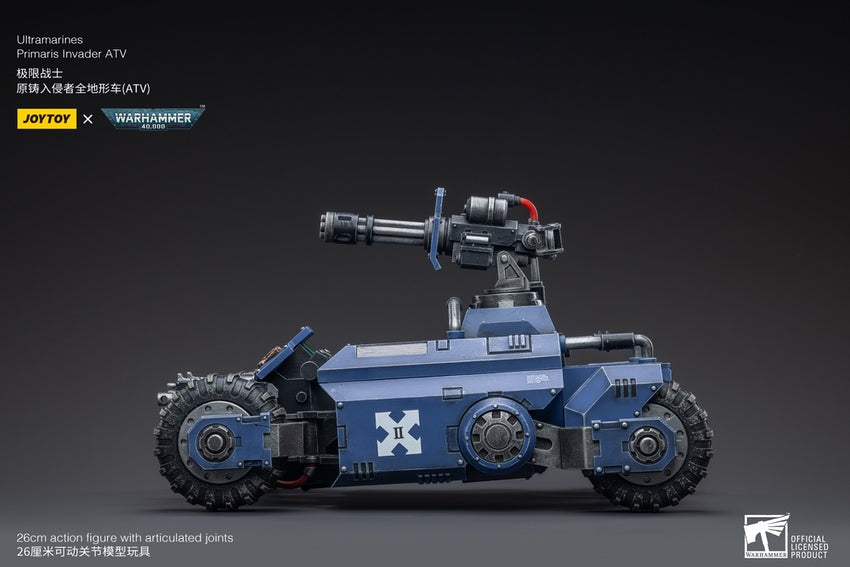 【品切れ】ジョイトイ JoyToy Source 暗源 1/18 ウォーハンマー40K Warhammer40K ウルトラマリン プライマル フォージ インベーダー 全地形万能車ATV 塗装済み可動フィギュア