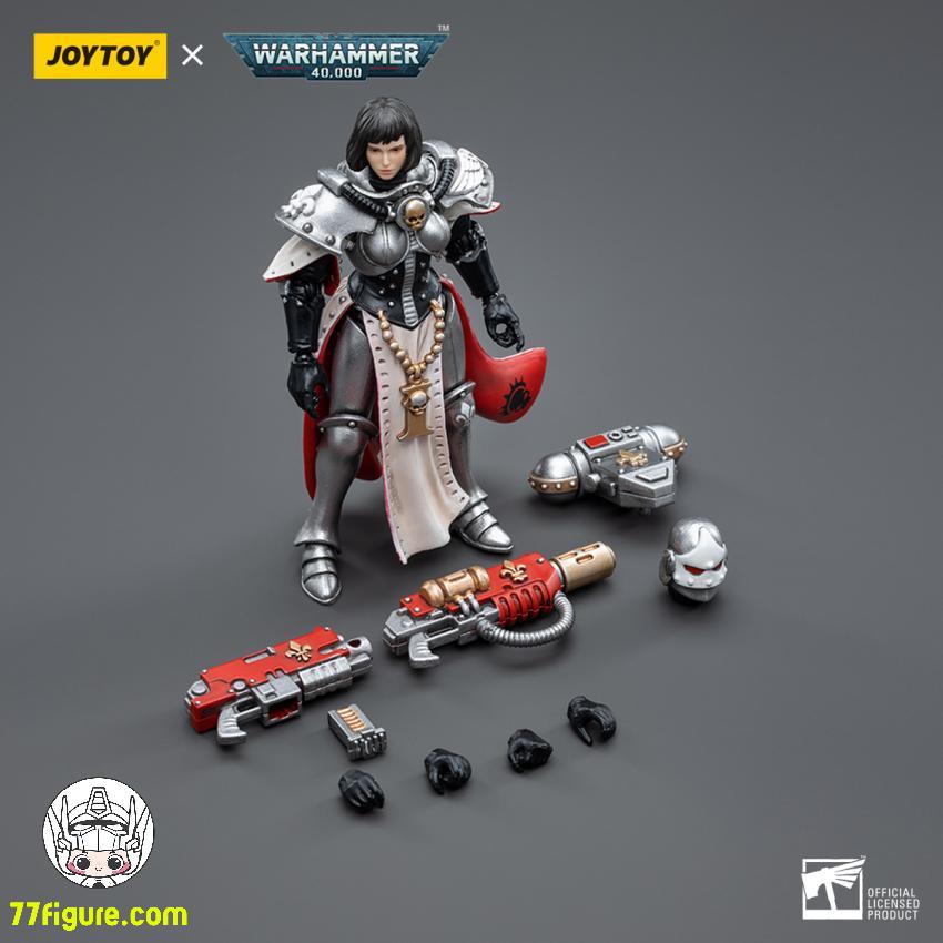 【品切れ】ジョイトイ JoyToy Source 1/18 『ウォーハンマー40K』アデプタ・ソロリタス オーダー・オヴ・ザ・アージェントシュラウド シスター・イルメンガード 塗装済み可動フィギュア