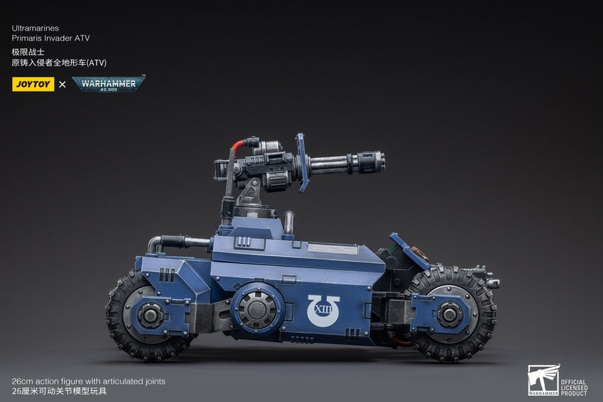 【品切れ】ジョイトイ JoyToy Source 暗源 1/18 ウォーハンマー40K Warhammer40K ウルトラマリン プライマル フォージ インベーダー 全地形万能車ATV 塗装済み可動フィギュア