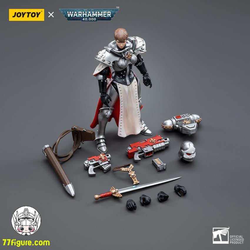 【品切れ】ジョイトイ JoyToy Source 1/18 『ウォーハンマー40K』アデプタ・ソロリタス オーダー・オヴ・ザ・アージェントシュラウド シスター・スーペリア・エヴィンカ 塗装済み可動フィギュア