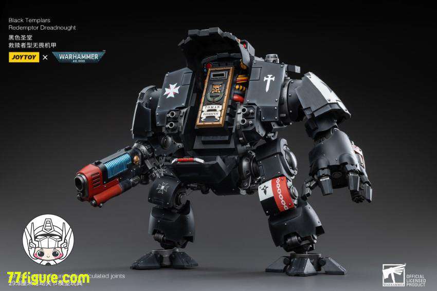 【品切れ】ジョイトイ JoyToy Source 1/18『ウォーハンマー40K』ブラックテンプラー リデンプター・ドレッドノート 塗装済み可動フィギュア