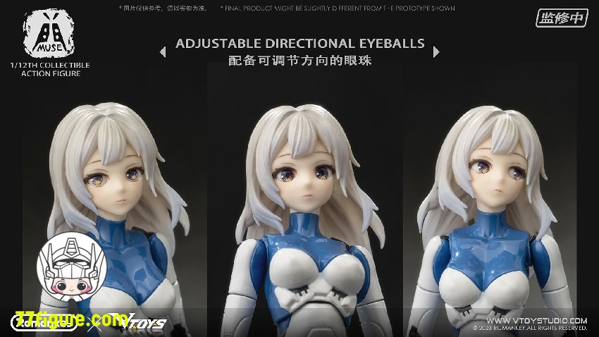 【品切れ】Romankey&VTOYS 1/12 ミューズ 塗装済み可動フィギュア
