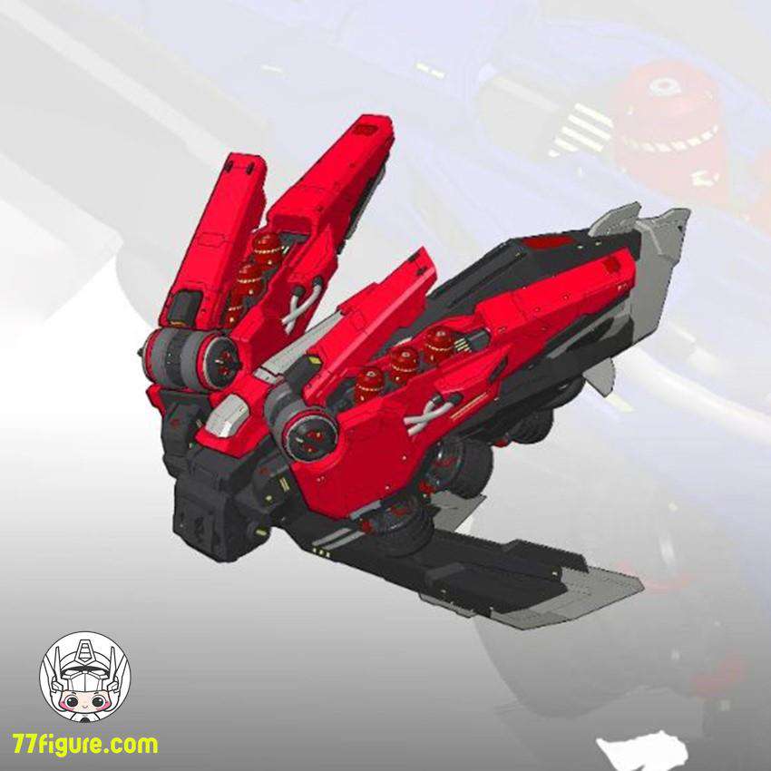 【品切れ】核能模型 MGガンダム通用バックパック(レッド) プラモデル