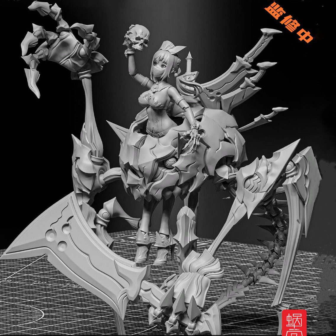 【品切れ】蝸之殻スタジオ スネイルシェルスタジオ 南瓜姫 パンプキンプリンセス 塗装済み可動フィギュア