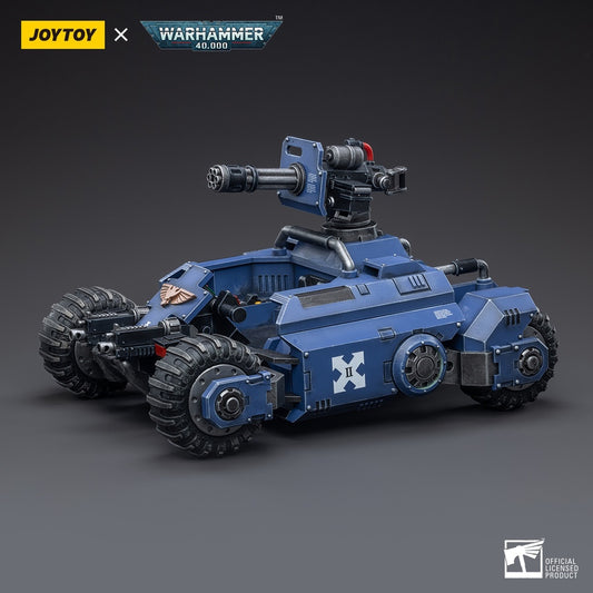 【品切れ】ジョイトイ JoyToy Source 暗源 1/18 ウォーハンマー40K Warhammer40K ウルトラマリン プライマル フォージ インベーダー 全地形万能車ATV 塗装済み可動フィギュア