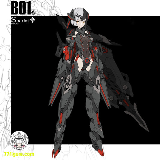 【先行販売】PR Production 1/12 Project Krai B01 スカーレット プラモデル
