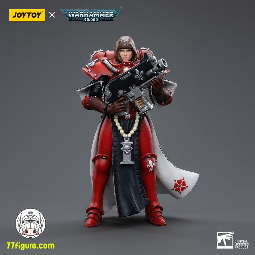 ジョイトイ JoyToy Source 1/18 『ウォーハンマー40K』アデプタ ソロリタス バトル シスターズ ブラッディ ローズシスター イロネル 塗装済み可動フィギュア