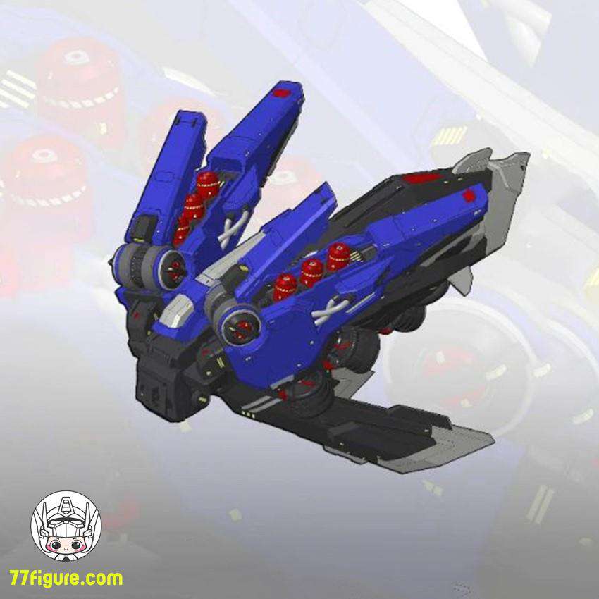 【品切れ】核能模型 MGガンダム通用バックパック(ブルー) プラモデル