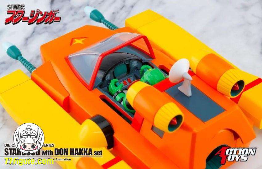 【品切れ】Action Toys SF西遊記スタージンガー スターブード & ドン・ハッカ 塗装済み可動フィギュア