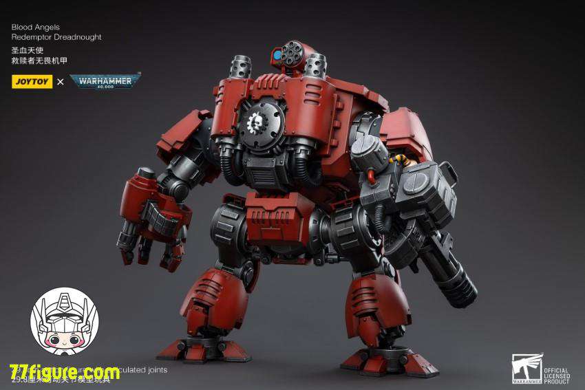 【品切れ】ジョイトイ JoyToy Source 1/18『ウォーハンマー40K』ブラッドエンジェル リデンプター・ドレッドノート 塗装済み可動フィギュア
