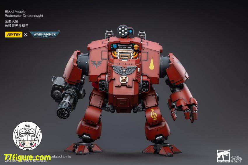 【品切れ】ジョイトイ JoyToy Source 1/18『ウォーハンマー40K』ブラッドエンジェル リデンプター・ドレッドノート 塗装済み可動フィギュア