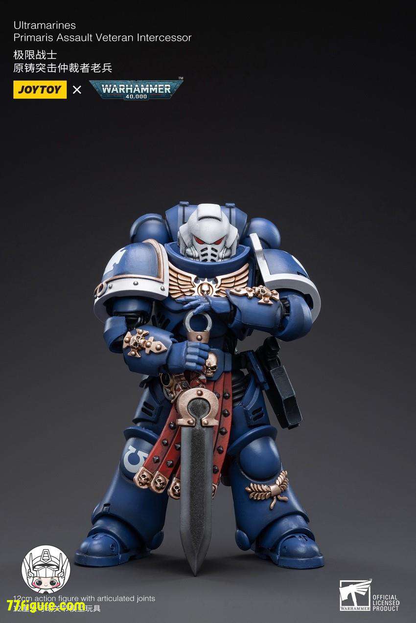 【品切れ】ジョイトイ JoyToy Source 暗源 1/18 ウォーハンマー40K Warhammer40K 極限戦士原鋳突撃仲裁者ベテラン 塗装済み可動フィギュア
