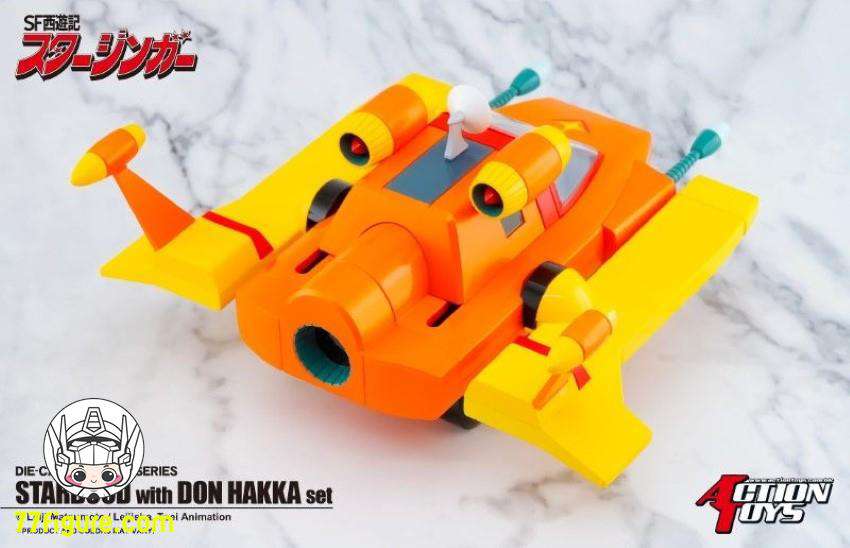 【品切れ】Action Toys SF西遊記スタージンガー スターブード & ドン・ハッカ 塗装済み可動フィギュア