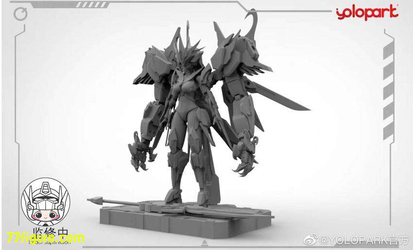 【先行販売】YOLOPARK 「煌霊戦術小隊」 隊長・煌 プラモデル