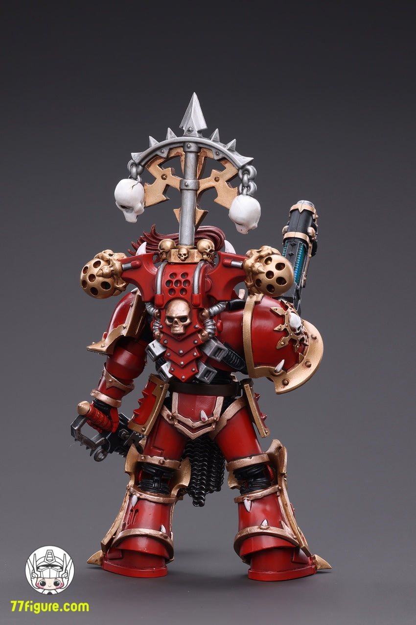 【品切れ】ジョイトイ JoyToy Source 1/18 『ウォーハンマー40K』カオス スペース マリーン 真紅の殺戮 ブラザー カルバルト塗装済み可動フィギュア