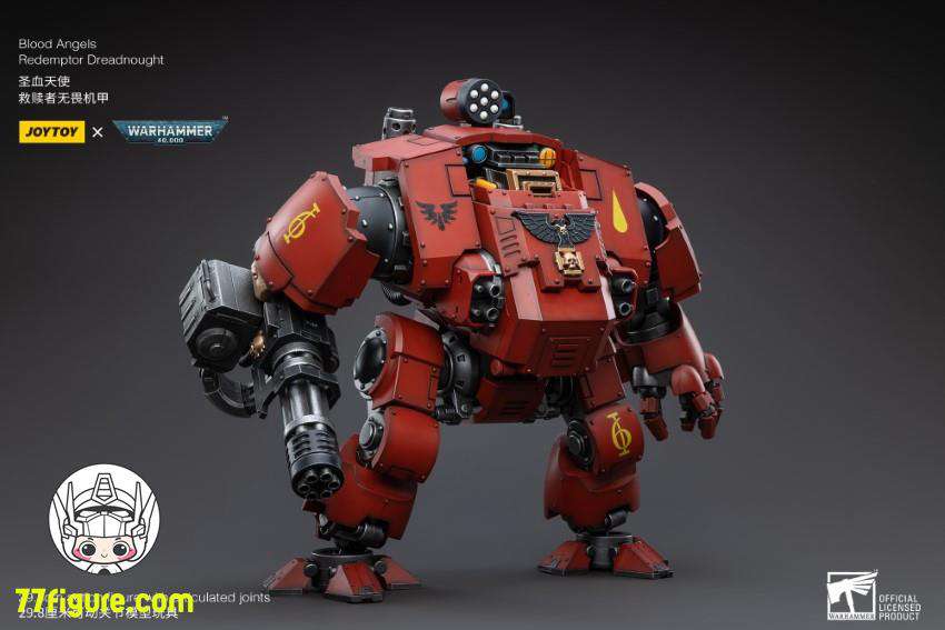 【品切れ】ジョイトイ JoyToy Source 1/18『ウォーハンマー40K』ブラッドエンジェル リデンプター・ドレッドノート 塗装済み可動フィギュア