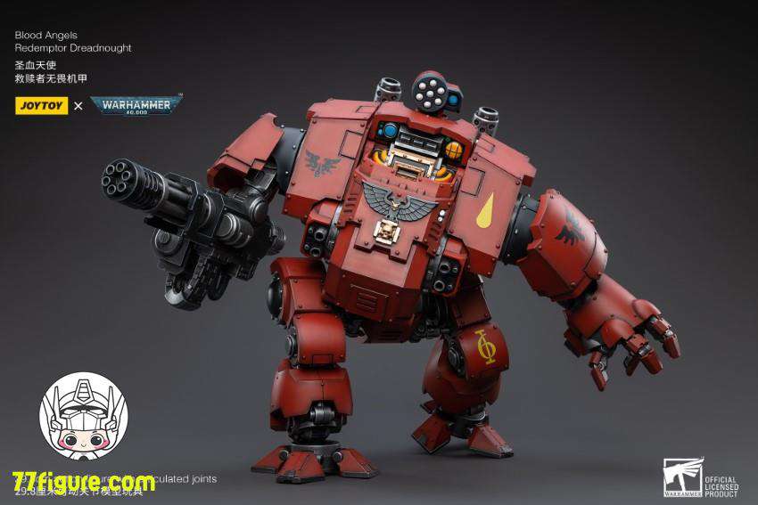 【品切れ】ジョイトイ JoyToy Source 1/18『ウォーハンマー40K』ブラッドエンジェル リデンプター・ドレッドノート 塗装済み可動フィギュア
