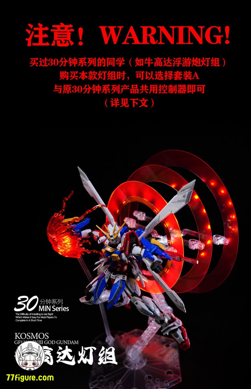 【品切れ】Kosmos 30MINシリーズ 1/144 GF13-017NJII GODガンダム用 RGB LEDユニット