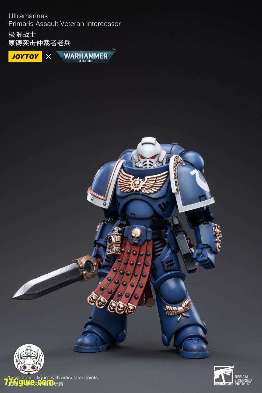 【品切れ】ジョイトイ JoyToy Source 暗源 1/18 ウォーハンマー40K Warhammer40K 極限戦士原鋳突撃仲裁者ベテラン 塗装済み可動フィギュア