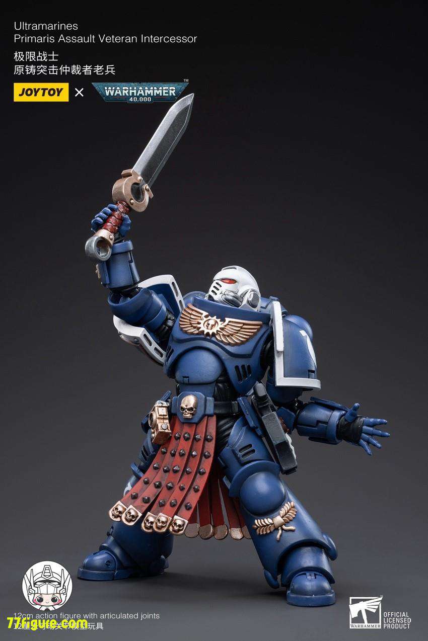 【品切れ】ジョイトイ JoyToy Source 暗源 1/18 ウォーハンマー40K Warhammer40K 極限戦士原鋳突撃仲裁者ベテラン 塗装済み可動フィギュア