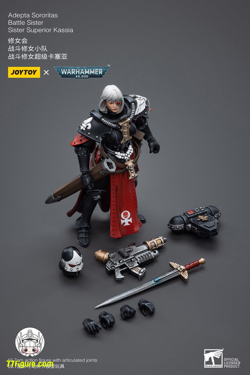 【品切れ】ジョイトイ JoyToy Source 1/18『ウォーハンマー40K』アデプタ ソロリタス バトル シスター シスター スーペリア カシア 塗装済み可動フィギュア