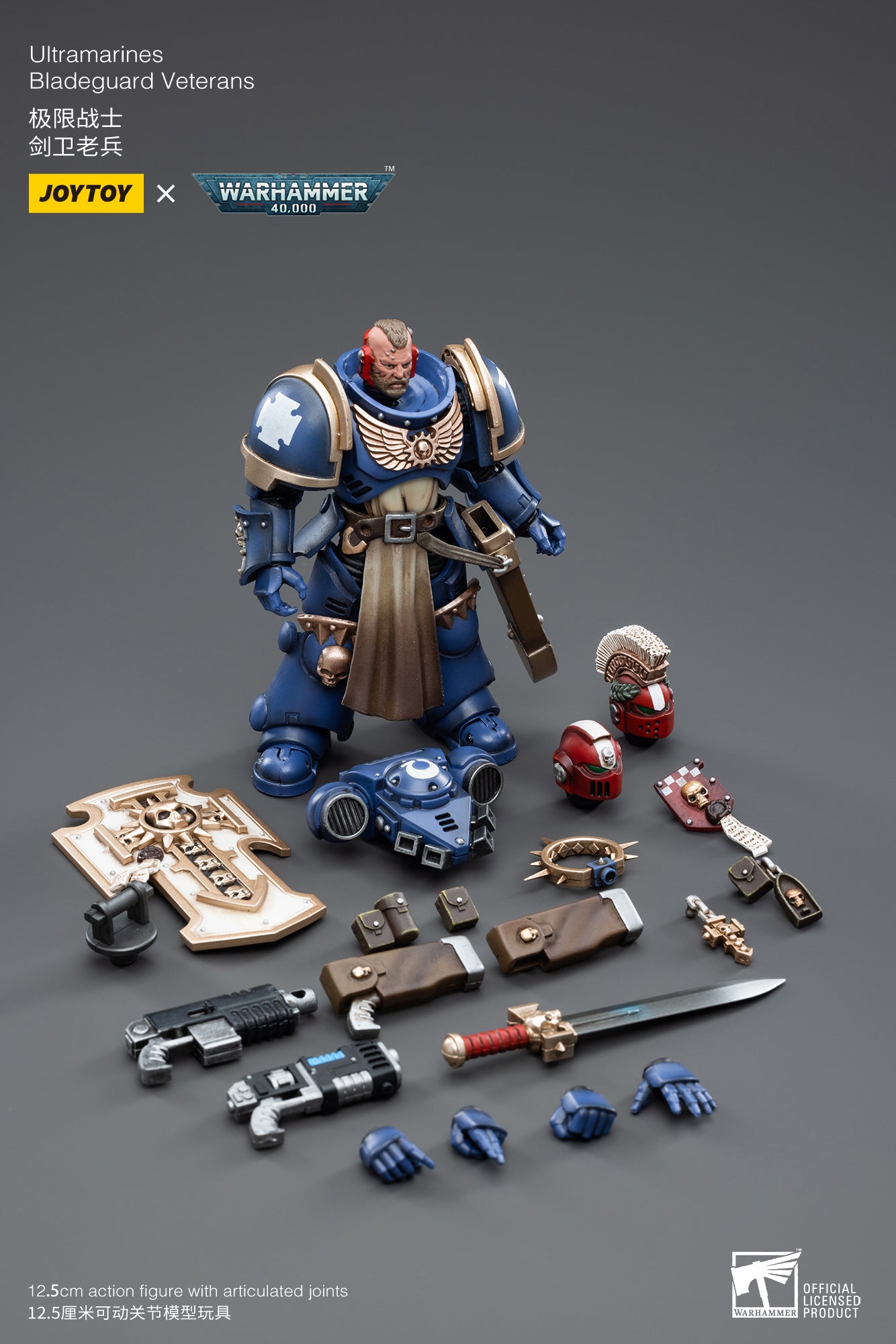 【品切れ】ジョイトイ JoyToy Source 暗源 1/18 ウォーハンマー40K Warhammer40K 極限戦士ソードガードベテラン 塗装済み可動フィギュア