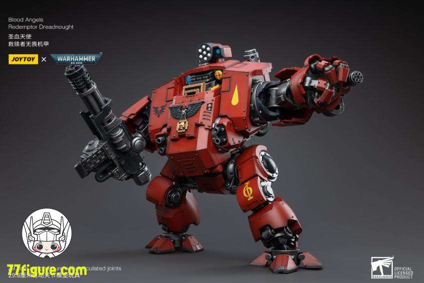 【品切れ】ジョイトイ JoyToy Source 1/18『ウォーハンマー40K』ブラッドエンジェル リデンプター・ドレッドノート 塗装済み可動フィギュア