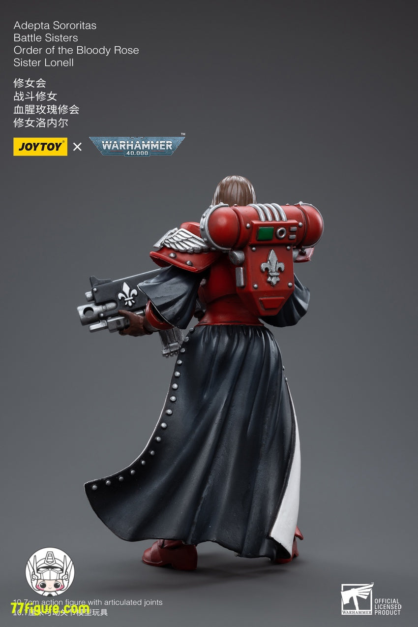 ジョイトイ JoyToy Source 1/18 『ウォーハンマー40K』アデプタ ソロリタス バトル シスターズ ブラッディ ローズシスター イロネル 塗装済み可動フィギュア