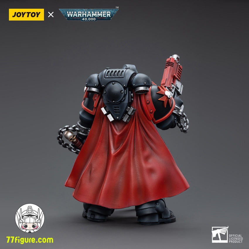 【品切れ】ジョイトイ JoyToy Source 1/18『ウォーハンマー40K』ブラックテンプラー プライマリス ソード ブラザレン ハルムンド 塗装済み可動フィギュア