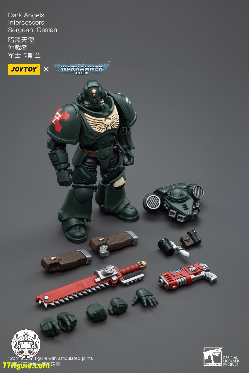 【品切れ】ジョイトイ JoyToy Source 1/18 『ウォーハンマー40K』ダークエンジェル インターセッサー サージャント カスラン