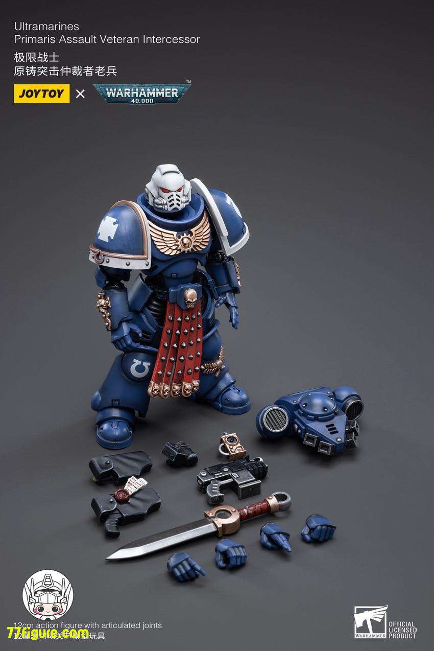 【品切れ】ジョイトイ JoyToy Source 暗源 1/18 ウォーハンマー40K Warhammer40K 極限戦士原鋳突撃仲裁者ベテラン 塗装済み可動フィギュア