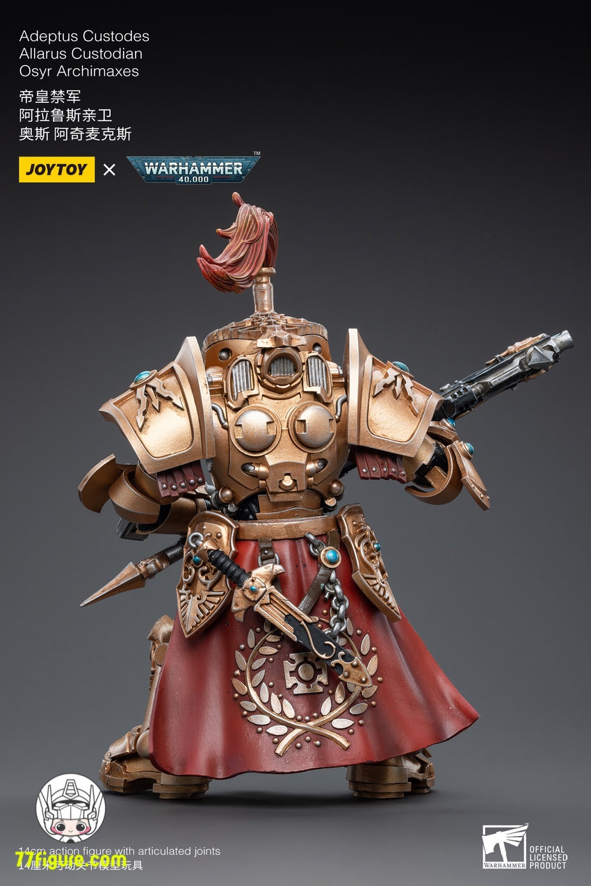 【品切れ】ジョイトイ JoyToy Source 1/18『ウォーハンマー40K』アデプトゥス クストデス アラルス カストディアン オシル アルキマックス 塗装済み可動フィギュア